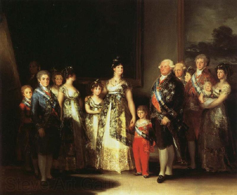 Francisco Goya Portrait of the Family of Charles IV Germany oil painting art